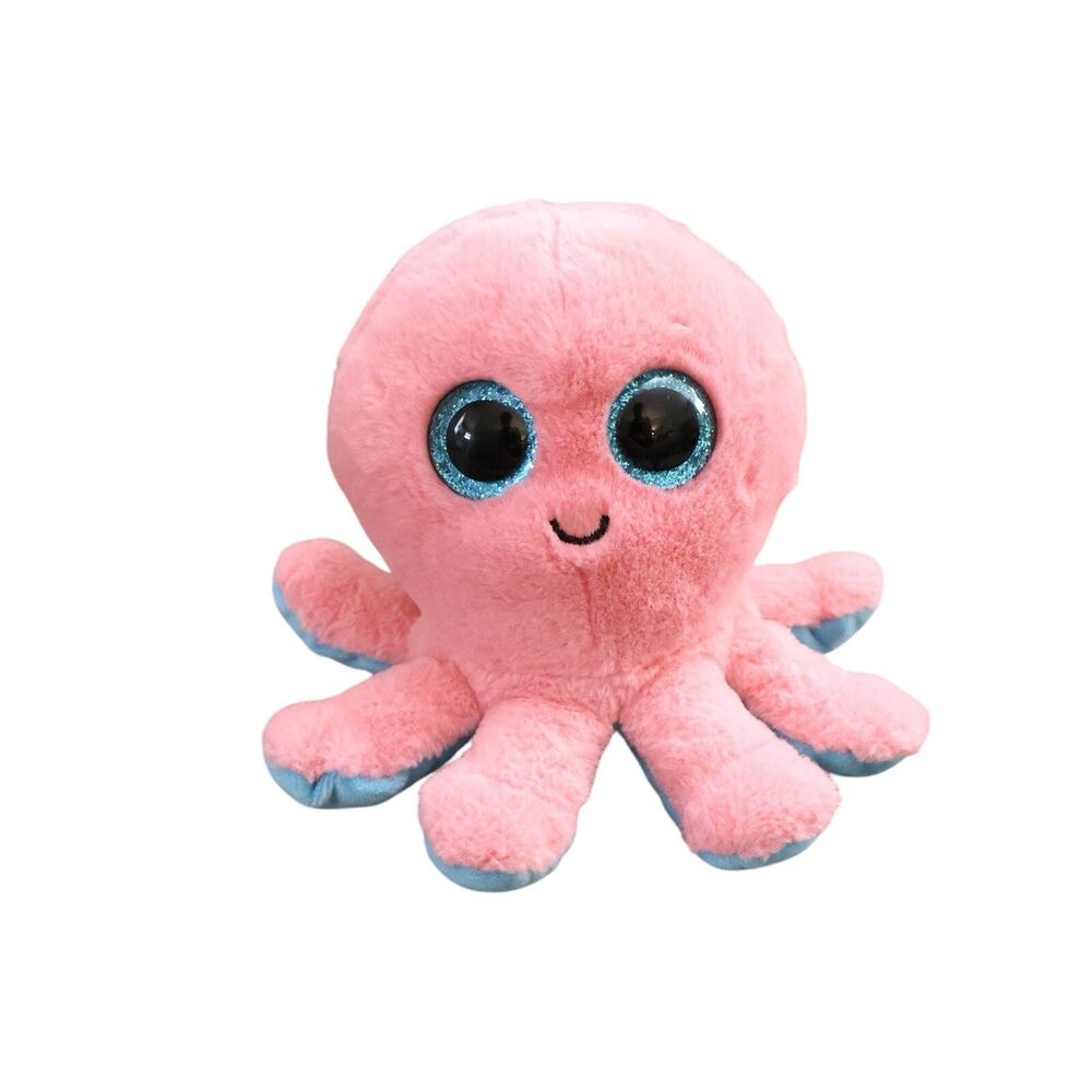 Ty Beanie Boos Sheldon the Octopus Plush Glitter Eyes